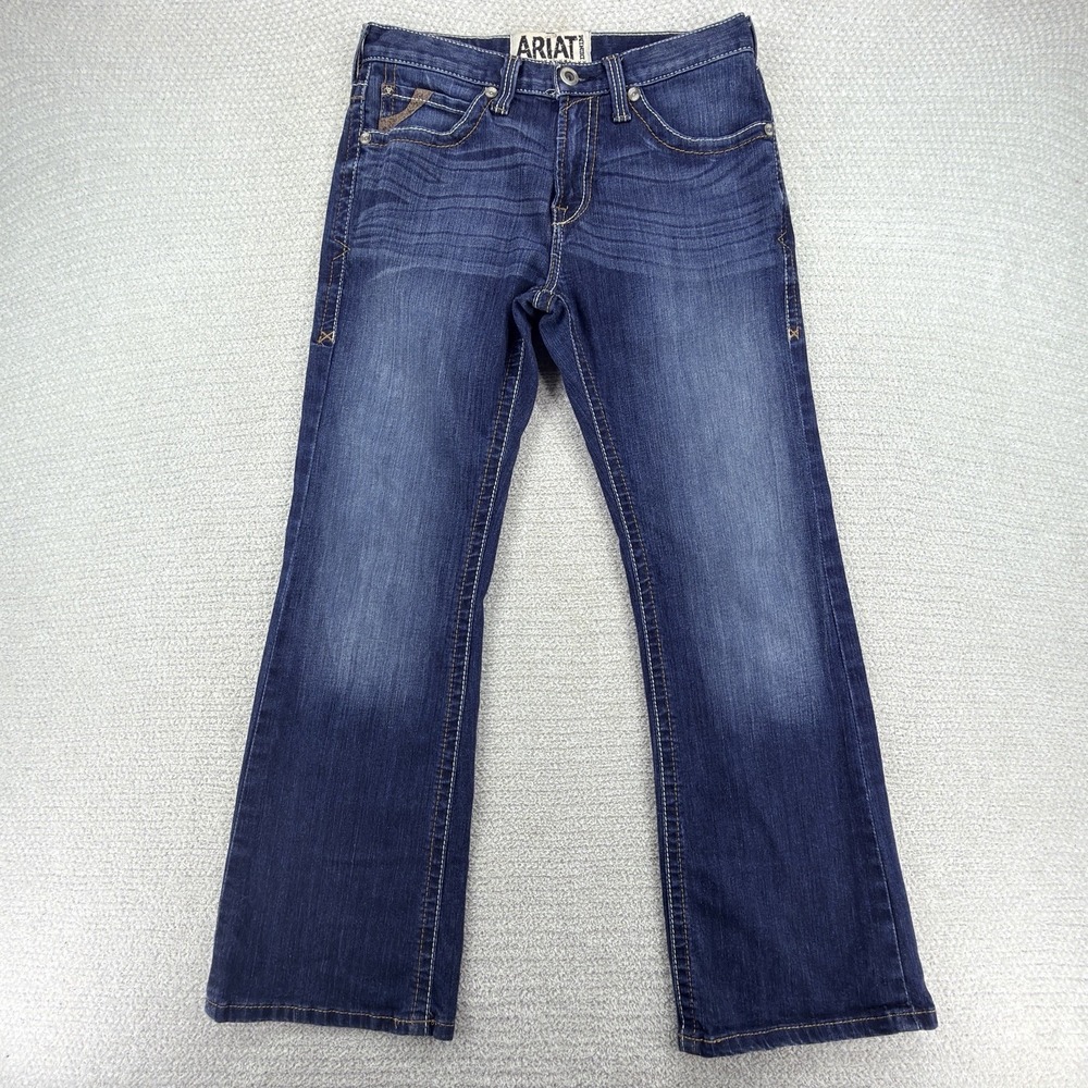 Ariat M7 Rocker Boot Jeans Mens 31x30 (30x30) Blue Stretch Denim Western Cowboy